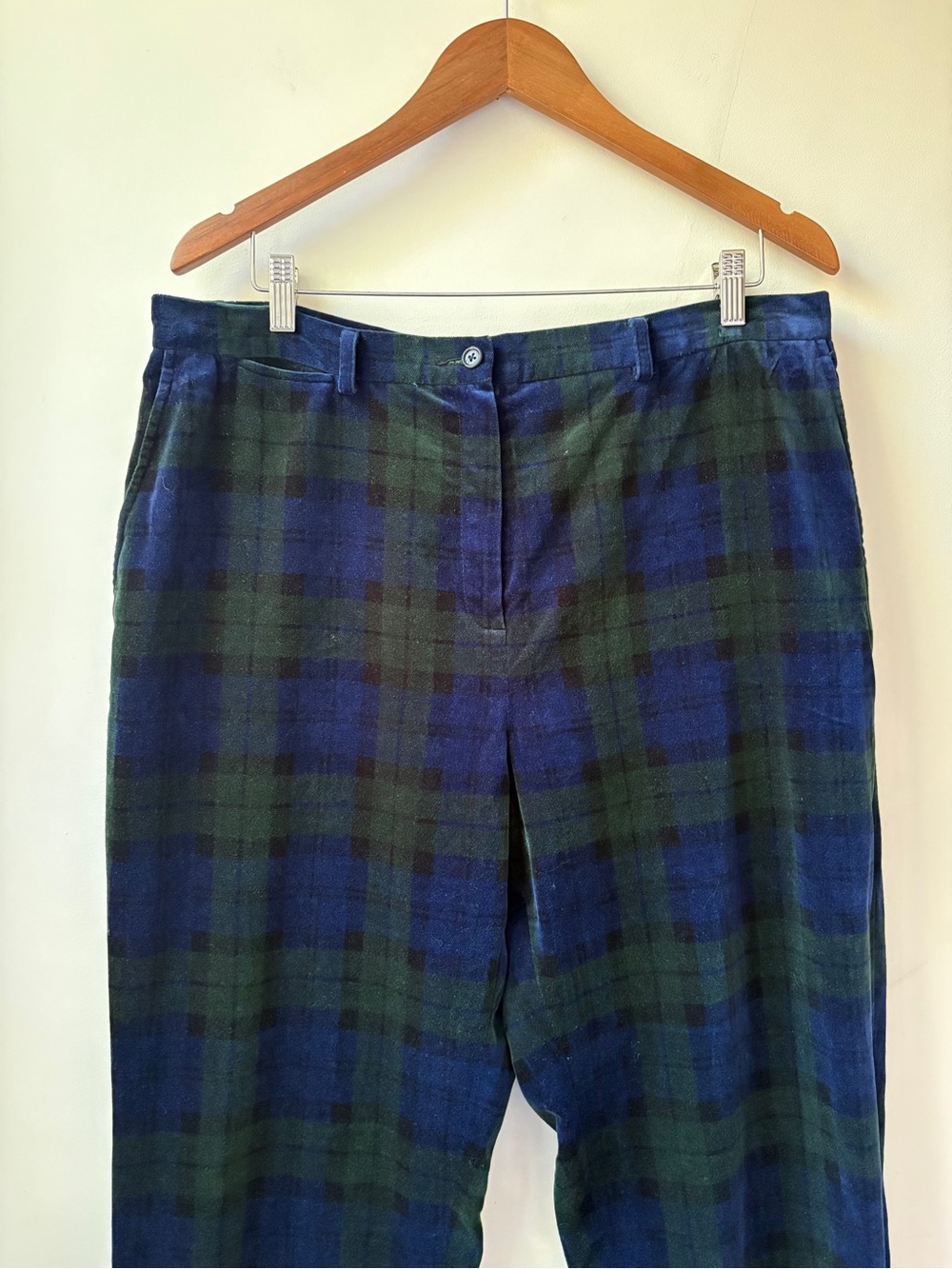 RLR Velvet Blackwatch Plaid Pants - Picture 5 of 14